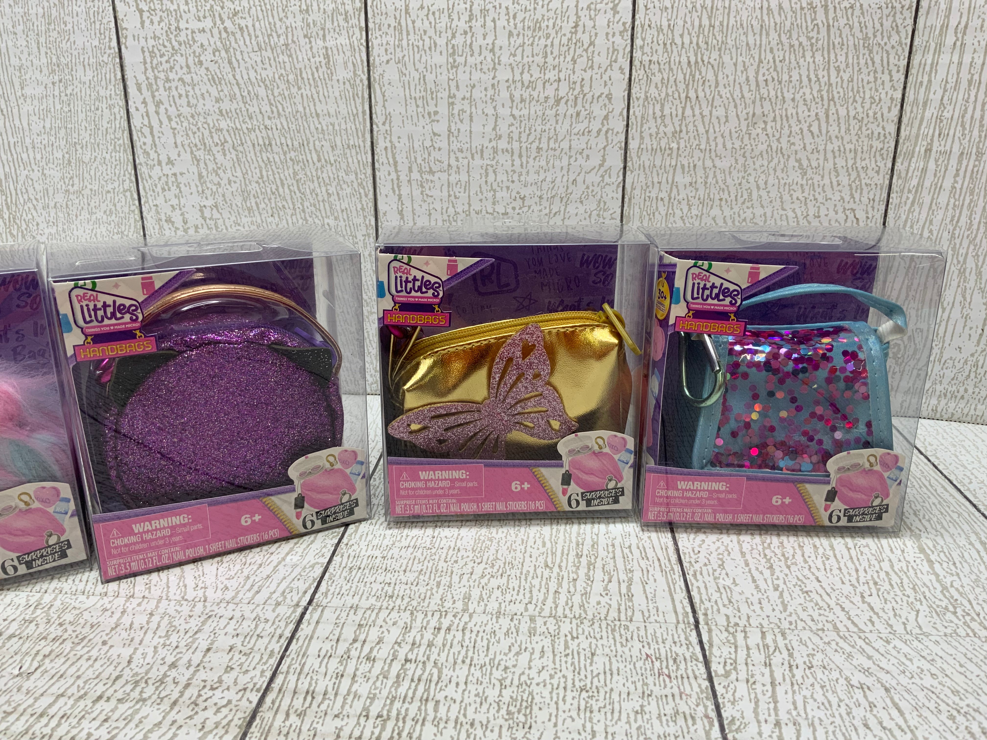 Real Littles Mini Handbags Series 3 - **LOT OF 6** (8047699984622)